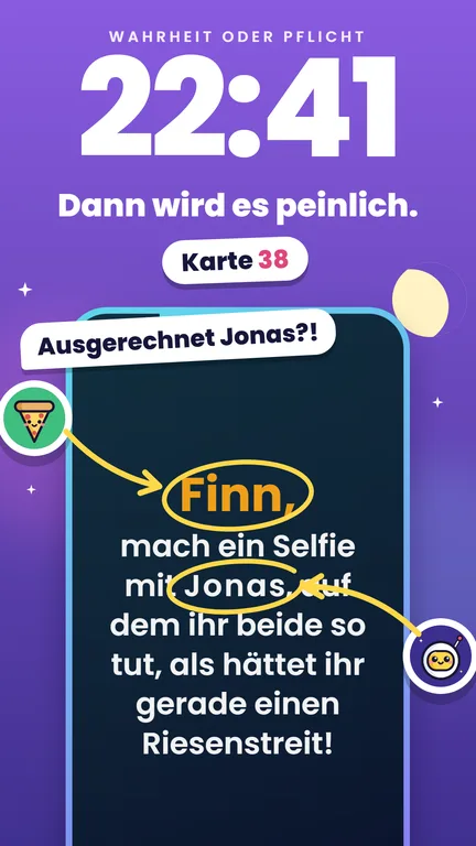 Bild aus dem Store, 22:41 – Dann wird es peinlich.