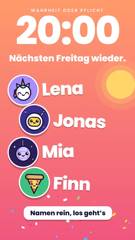 Bild aus dem Store, 20:00 – Nächsten Freitag wieder.