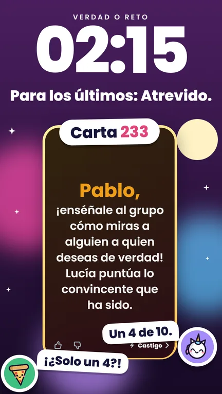 Imagen de la tienda, 02:15 – Para los últimos: Atrevido.